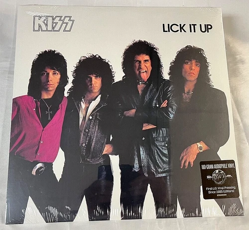 KISS Lick It Up 2014 reissue LP 180Gr Audiophile Vinyl Eric Carr Vinny Sealed