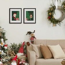 11x14 Black Picture Frame 8x10 Mat Display Wall Hanging 1 Pack