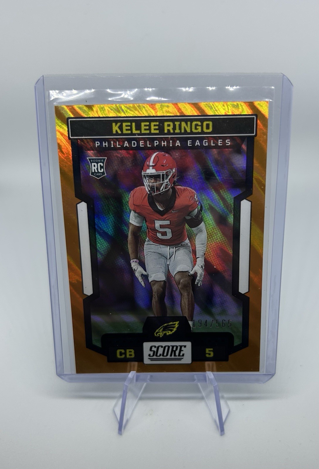 2023 Score - Rookies Kelee Ringo #383 Lava /565 (RC)