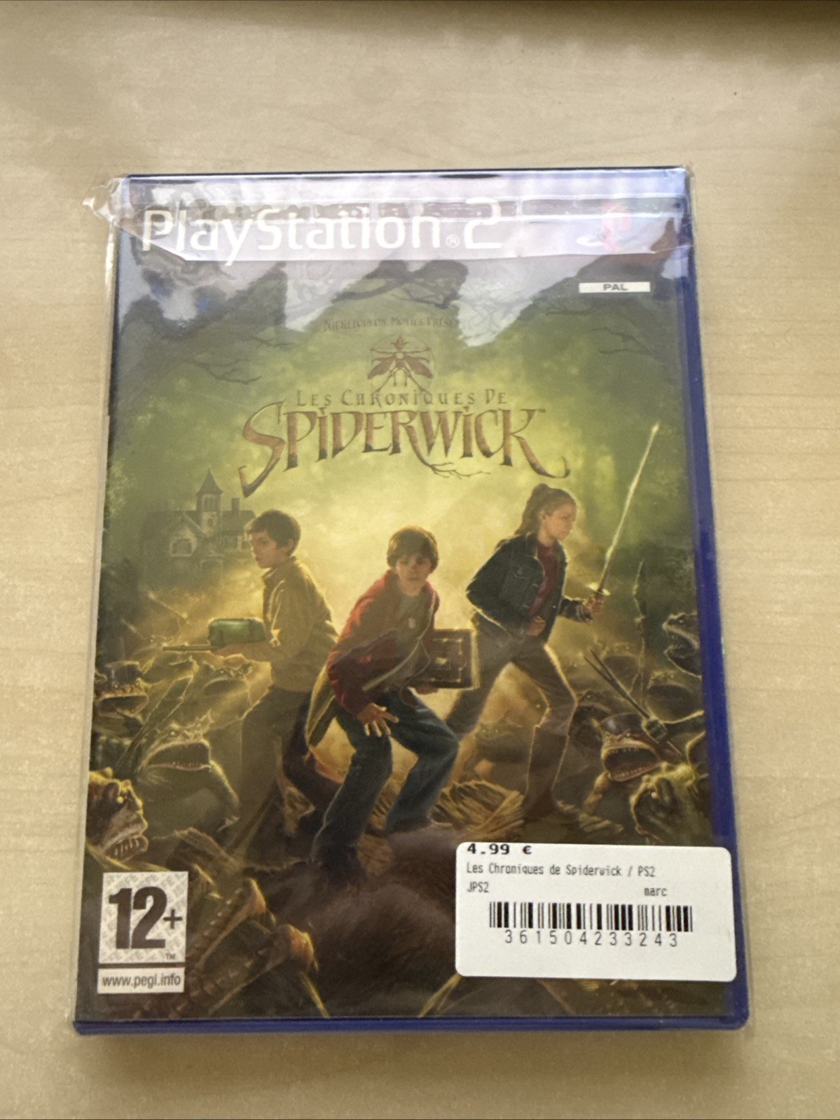 LES CHRONIQUES DE SPIDERWICK SONY PS2 COMPLET TBE SOUS PROTECTION