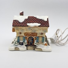 M.J. Hummel Illuminated "Christmas Mail" Postamt Bavarian Porcelain Collectible 