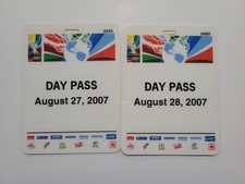 Lot of 2 FIBA 2007 Day Pass Americas Championship Basketball World Cup Ticket