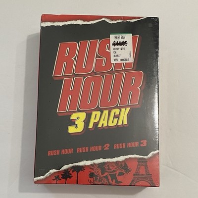 Rush Hour 1 2 3 DVD 3-Pack Set Slip Cover NEW SEALED