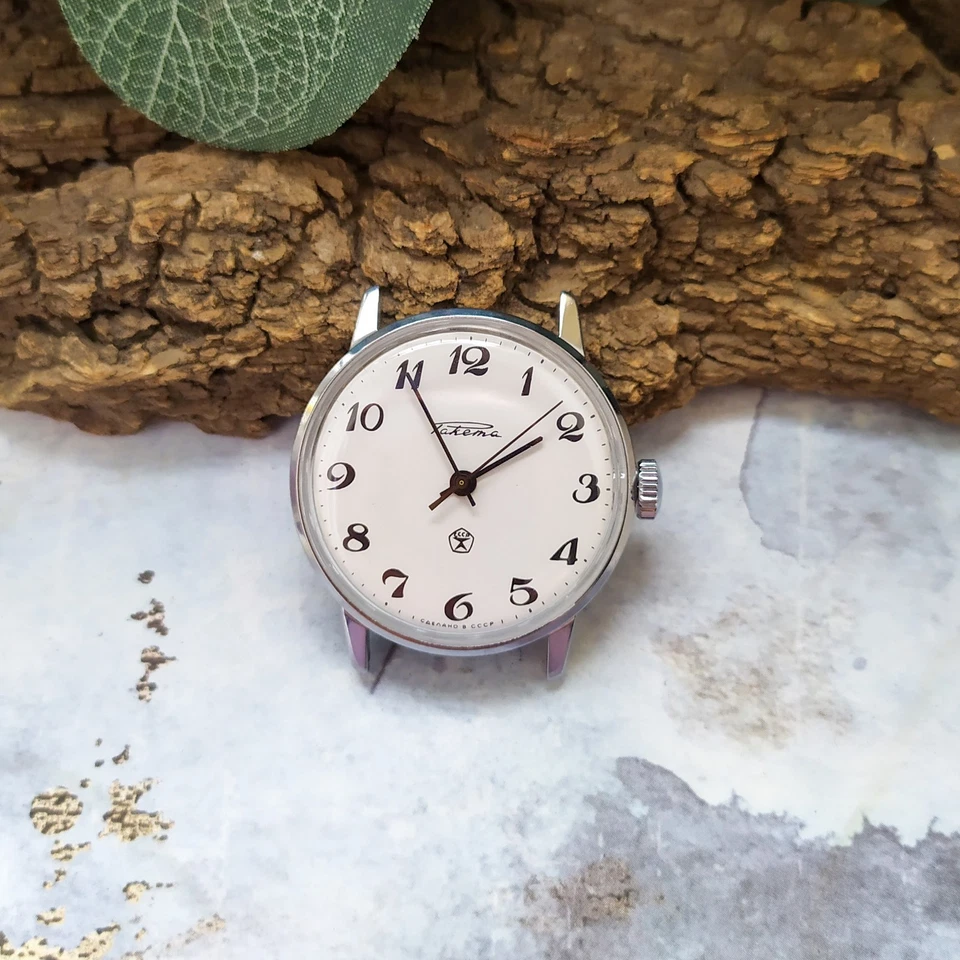 Часы Ракета СССР винтажный механические мужские наручные часы советские часы - Изображение 4 из 4