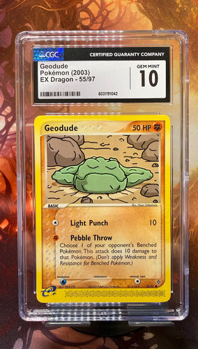 Geodude graded CGC 10 for sale on eBay