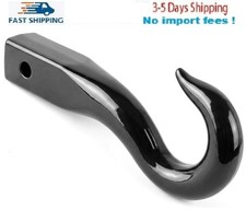 Heavy-duty Forged Tow Hook Hitch Fit 2 Receiver For Pull Stump Vehicle Recover