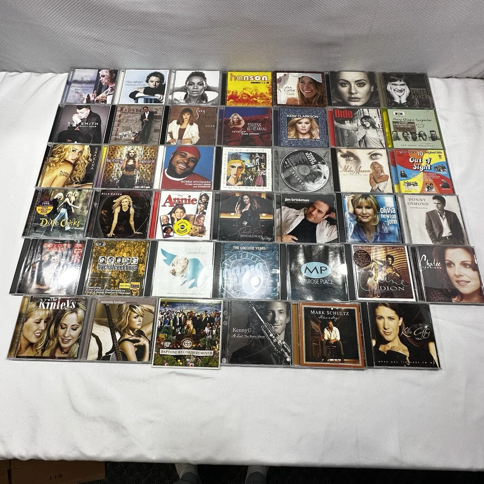 40+ Lot Mixed Title Various Genre Music CDs 90s 2000s Soft Rock Pop Country Foto 2 de 4