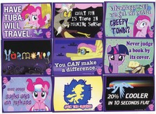 My Little Pony Series 2 Sticker S1-S9 Trading Card Set of 9