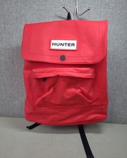 HUNTER Backpack Large Red Waterproof Bag Tote
