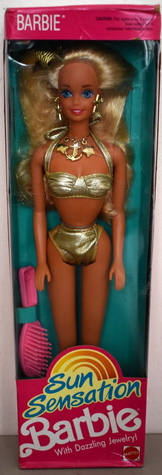1991 Playline Collector SUN SENSATION Vintage Blonde Barbie