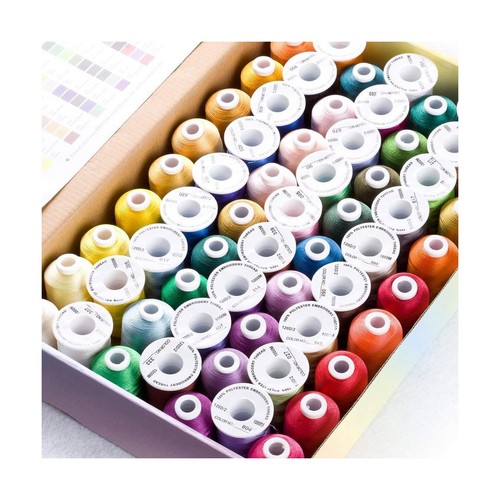 Simthread 63 Color Embroidery Thread Kit - 40 Weight Polyester - Picture 4 of 7