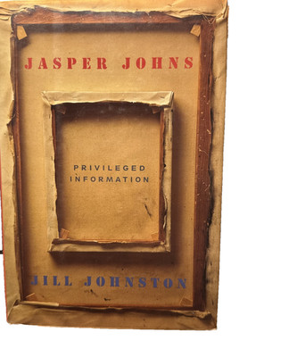 Jasper Johns Privileged Information by Johnston HC/DJ 1996 Thames Hudson VG Art