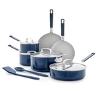 Bobby Flay 12pc Ceramic Nonstick Aluminum Cookware Set Oxford