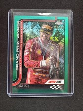 Carlos Sainz 2025 Topps Chrome Formula 1 F1 Teal /299 GP Winner