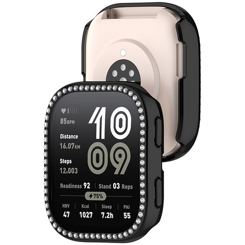 Étui de protection Single Row Diamond Skeleton Case pour Amazfit Bip6 (A2435) - Photo 4/17