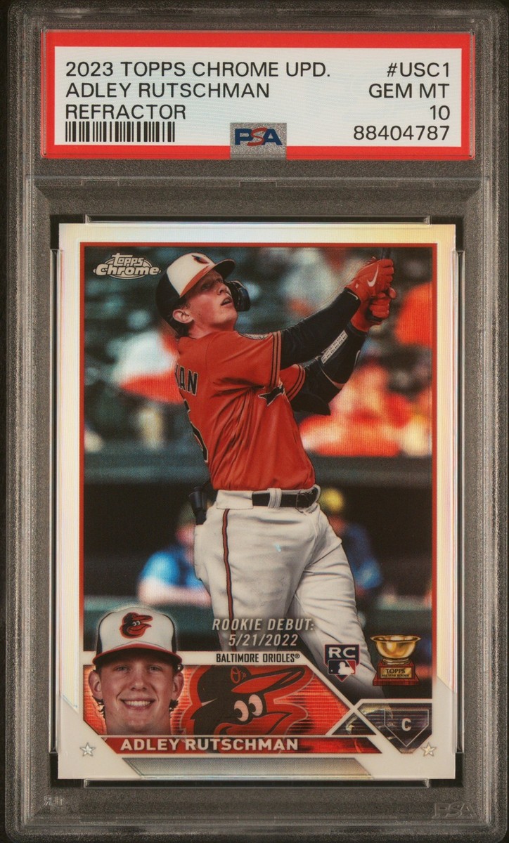 2023TOPPS FIVE STAR Adley Rutschman 20シリ 2023 TOPPS CHROME UPDATE REFRACTOR #USC1 ADLEY RUTSCHMAN ROOKIE RC