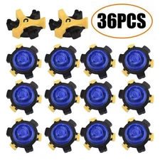 18/36 Tri-Lok System Golf Spikes Cleats Fast Twist Golf Shoes Spikes For Footjoy