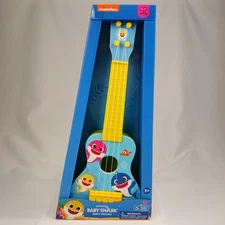Baby Shark Pinkfong Nickelodeon Kids Party Ukulele Musical Toy Ages 3+ Brand New