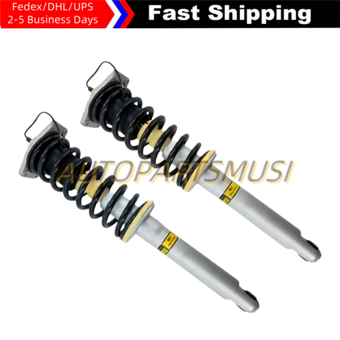 2X Rear Shock Struts Assys For Maserati Quattroporte M139 Sport Gt 06-13 226149