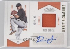2020 Panini Absolute Jersey Signatures 39/140 Rico Garcia #AJS-RG Auto 0a4s
