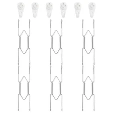 Plate Hangers for Wall for 8-10 inch, 6 Pack, Silver