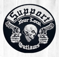  SUPPORT YOUR LOCAL OUTLAWS BIKERS MOTORCYCLE...