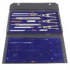 VINTAGE CHARVOS No. 877P DRAFTING TOOL SET - U.S.A.