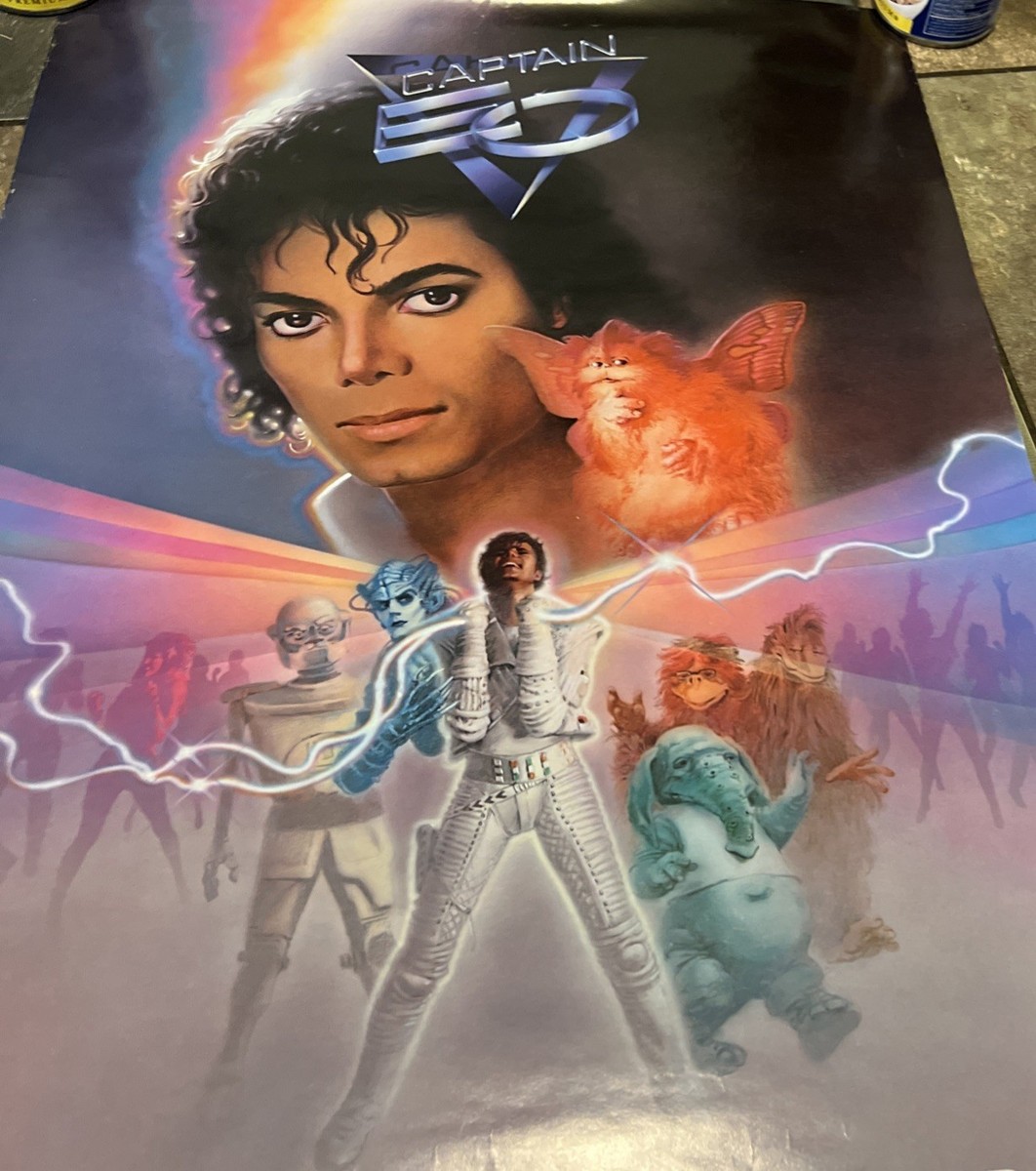 【早い者勝ち今日明日でやめる】マイケル・ジャクソン キャプテンeoポスター 1986 Captain EO Original Attraction Movie Poster Walt Disney