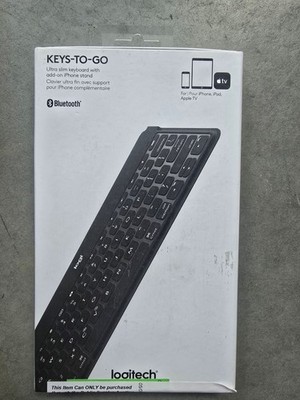 Logitech 920-006701 Keys-to-go Apple iPad, iPhone, Apple TV Portable...