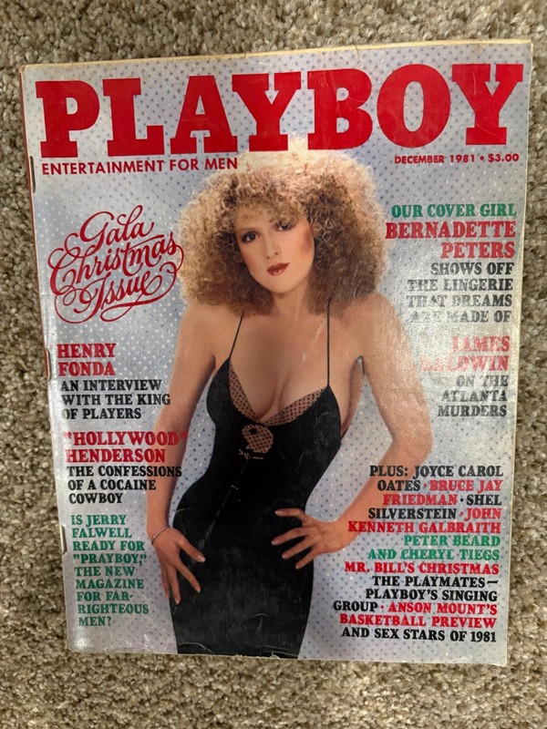Playboy magazine December 1981 edition. Good condition sold as is