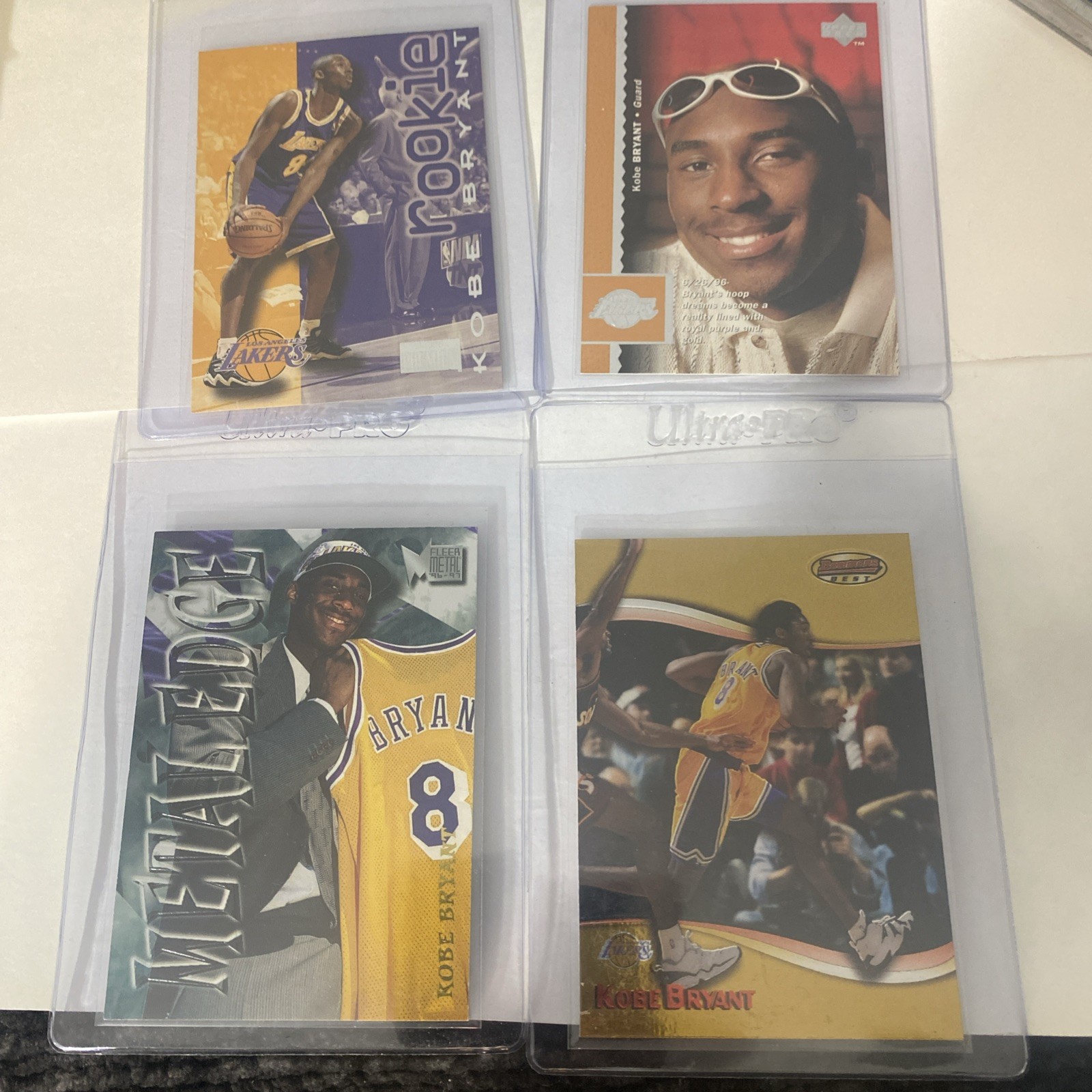 1996-1997 Kobe Bryant Fleer Metal Edge #15 15/15 Rookie Card RC