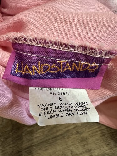 Jumper Skirt Shirt Set Girls Size 6/7 Pink USA Made 80s 90s Nostalgia - Picture 15 of 20