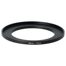 Step Up Ring Adapter 58mm auf 77mm Kamera Obj...