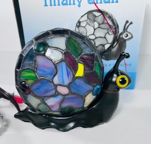 Quoizel Tiffany Style Snail Accent Night Light Lamp - NEW IN BOX
