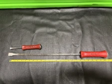 snap-on tools striking prybar SPBS24A SPBS8A 8 inch 24 inch red hard grip