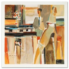 Cocktail III Limited Edition Serigraph by Yuri Tremler, Numbered and Hand Signed