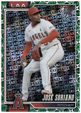 2026 Topps Series 1 -Spring Training Parallel Green Foil /99 Jose Soriano #319