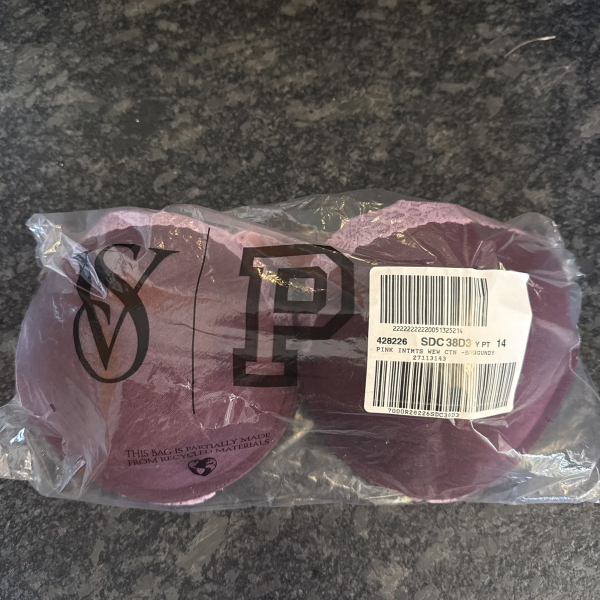 Victorias Secret PINK Tzuyu Twice Viral Push Up Bra NEW Size 38DDD