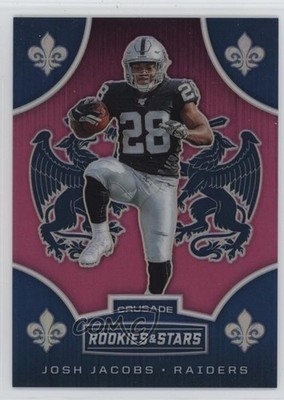 2019 Panini Rookies & Stars Crusade Pink 22/50 Josh Jacobs #CS-JJ RC 1u5y