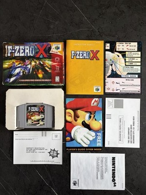 F-Zero X Nintendo 64 N64 Authentic Complete In Box CIB W/ Manual Inserts