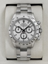 2003 Rolex Daytona 40mm 116520 Stainless Steel White Dial (Collectors Set)