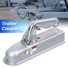 Trailer Coupling Hitch Heavy Duty Steel 800kg for 50mm Tow Ball & Square Drawbar