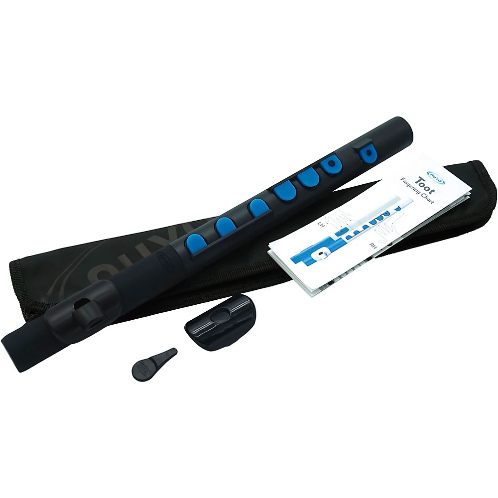 Nuvo TooT Student Flute with Silicone Keys BlackBlue 5590₽