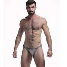 NWT N2N Bodywear Locker Room Thong Underwear Sz M