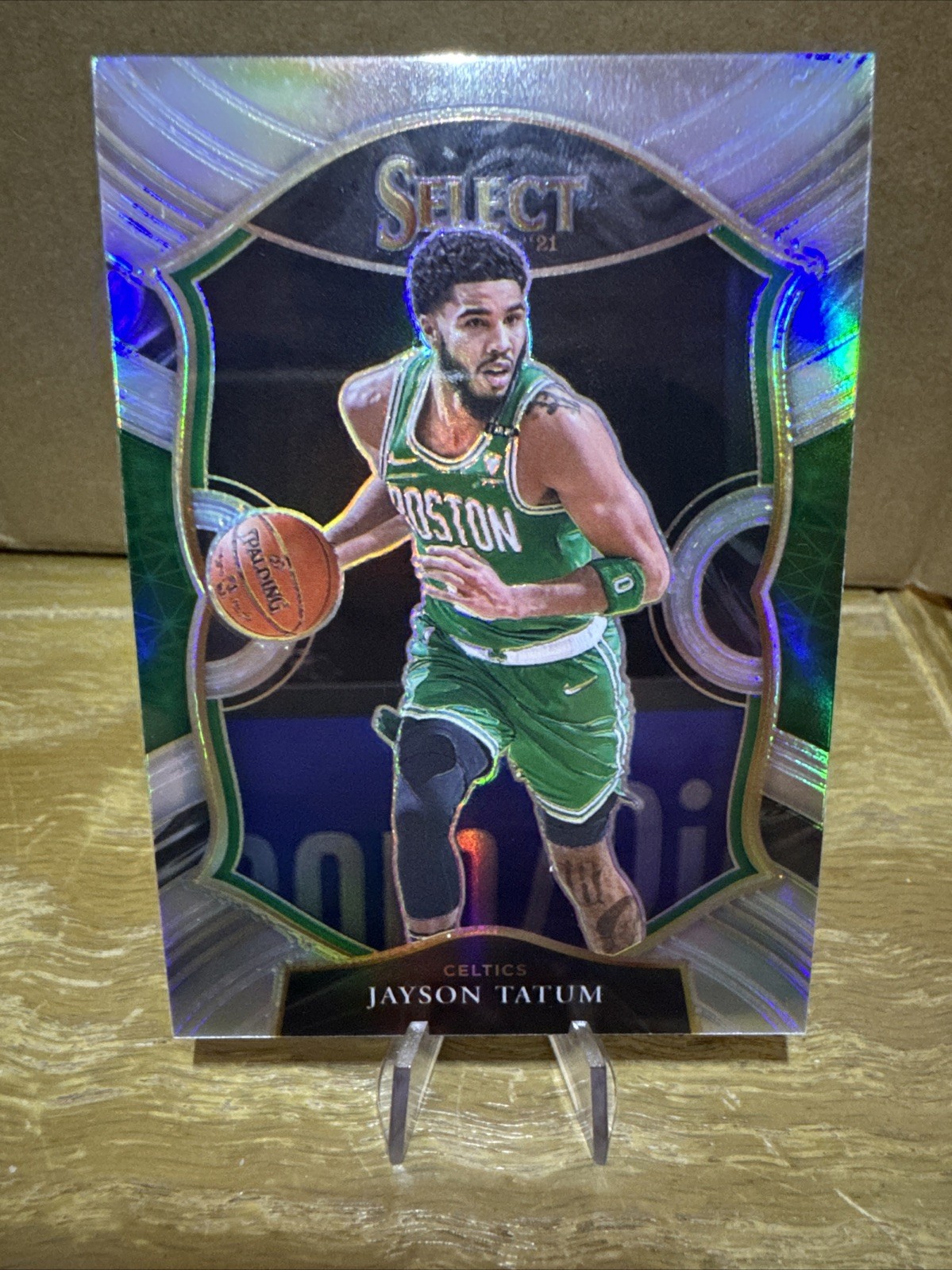 2020-21 Select Prizms Silver #41 Jayson Tatum