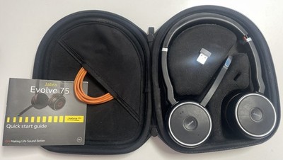 Jabra Evolve 75 Stereo Kabelloses Headset für mobiles Arbeiten