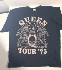 Queen Tour '75 Gray Vintage Shirt 2005 Official 2XL