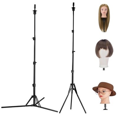 NEVERLAND  übungskopf Perückenständer Frisierkopf Ständer Verstellbar （43-120cm）