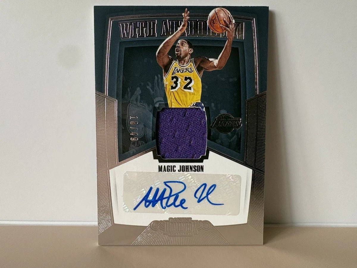 Panini Magic Johnson Basketball Trading Cards Sports Memorabilia
