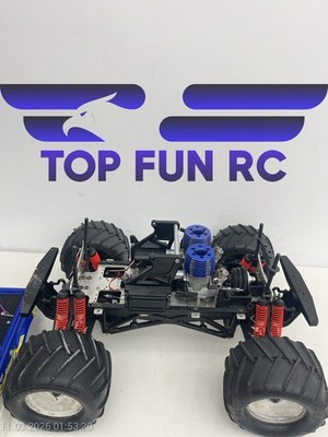Vintage Kyosho 1/8 GP RC GIGA CRUSHER 3 Speed 4WD (GKr28 ENGINE X